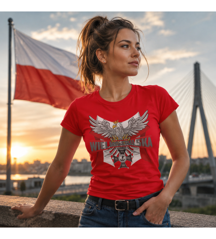 KOSZULKA DAMSKA WIELKA POLSKA VTMT
